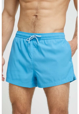 Abercrombie & Fitch Плувни шорти в синьо - Pepit.bg