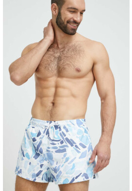 Abercrombie & Fitch Плувни шорти в синьо - Pepit.bg