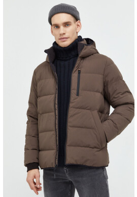 Abercrombie & Fitch Пухено яке в кафяво с преходна изолация - Pepit.bg