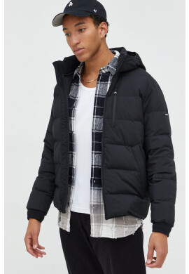 Abercrombie & Fitch Пухено яке в черно със зимна изолация - Pepit.bg