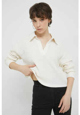 Abercrombie & Fitch Пуловер в бежово - Pepit.bg