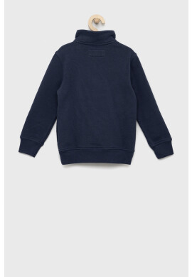 Abercrombie & Fitch Суичър в тъмносиньо с изчистен дизайн - Pepit.bg
