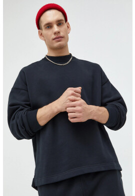 Abercrombie & Fitch Суичър в черно с изчистен дизайн - Pepit.bg