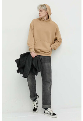 Abercrombie & Fitch Суичър в бяло с изчистен дизайн - Pepit.bg