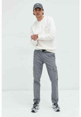 Abercrombie & Fitch Суичър в бежово с изчистен дизайн - Pepit.bg