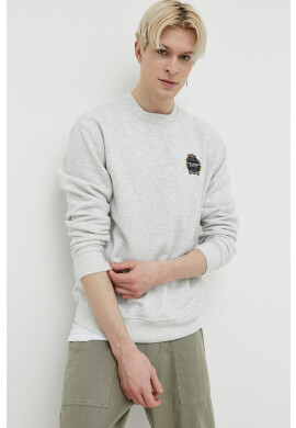 Abercrombie & Fitch Суичър в сиво меланж на - Pepit.bg