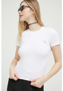 Abercrombie & Fitch Тениска в бяло - Pepit.bg