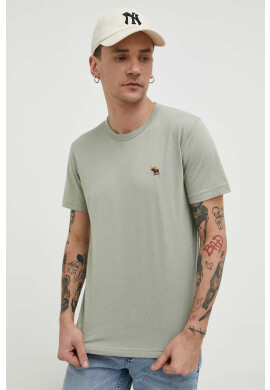 Abercrombie & Fitch Тениска в зелено - Pepit.bg