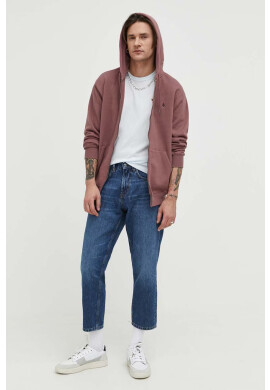 Abercrombie & Fitch Тениска в синьо с изчистен дизайн - Pepit.bg