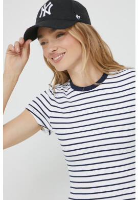 Abercrombie & Fitch Тениска в бяло - Pepit.bg