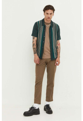 Abercrombie & Fitch Тениска в синьо с изчистен дизайн - Pepit.bg