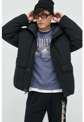 Abercrombie & Fitch Яке в черно със зимна изолация - Pepit.bg