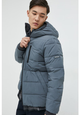 Abercrombie & Fitch Яке в сиво с преходна изолация - Pepit.bg