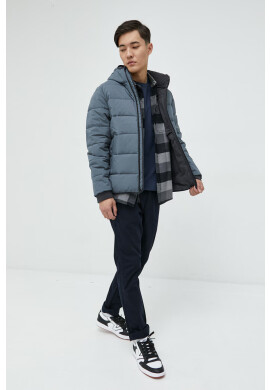 Abercrombie & Fitch Яке в сиво с преходна изолация - Pepit.bg