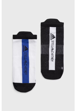 adidas by Stella McCartney Чорапи HG1213 дамски в бяло - Pepit.bg