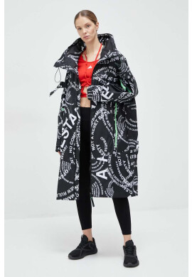 adidas by Stella McCartney Яке в черно с преходна изолация с уголемена кройка - Pepit.bg