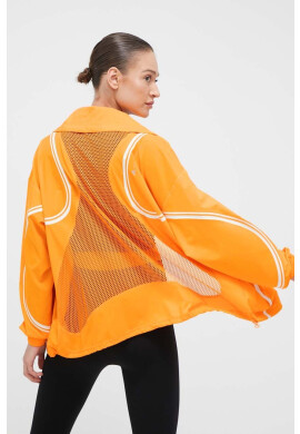 adidas by Stella McCartney Ветровка TruePace в оранжево с преходна изолация с уголемена кройка - Pepit.bg