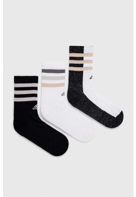 adidas Чорапи с лен (3 броя) в черно - Pepit.bg