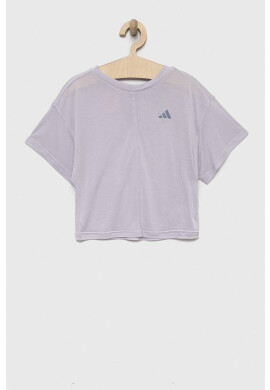adidas Детска тениска в лилаво - Pepit.bg