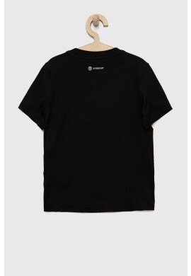 adidas Детска тениска в черно с принт - Pepit.bg