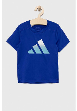 adidas Детска тениска B TI TEE в тъмносиньо с принт - Pepit.bg
