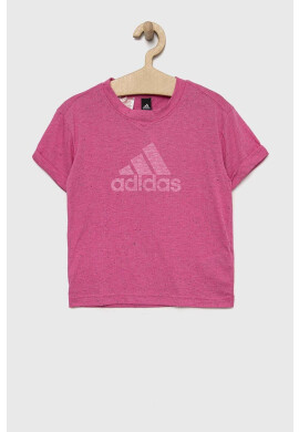 adidas Детска тениска G FI BL в лилаво - Pepit.bg