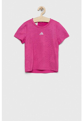 adidas Детска тениска G RUN TEE в лилаво - Pepit.bg
