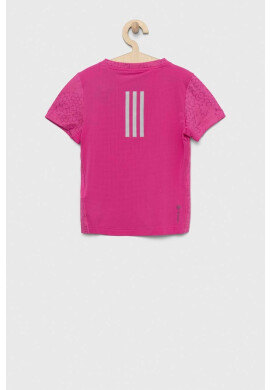 adidas Детска тениска G RUN TEE в лилаво - Pepit.bg