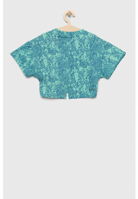 adidas Детска тениска G TI AOP TEE в тюркоазено - Pepit.bg