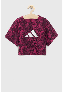 adidas Детска тениска G TI AOP TEE в розово - Pepit.bg