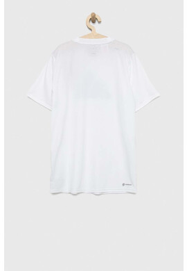 adidas Детска тениска U TR-ES LOGO в бяло с принт - Pepit.bg