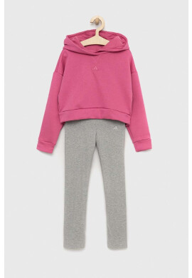 adidas Детски анцуг G HOOD в лилаво - Pepit.bg