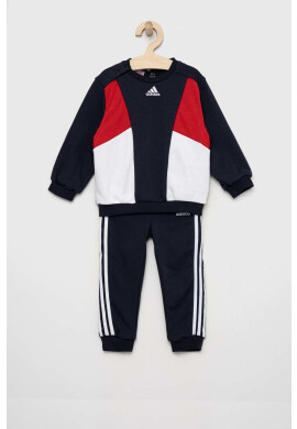 adidas Детски анцуг I 3S CB FT JOG в тъмносиньо - Pepit.bg
