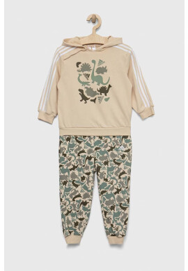 adidas Детски анцуг I AOP FT в бежово - Pepit.bg