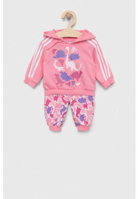 adidas Детски анцуг I AOP FT в розово - Pepit.bg