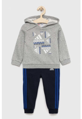 adidas Детски анцуг I BLUV FL в сиво - Pepit.bg