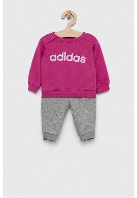adidas Детски анцуг I LIN FL в розово - Pepit.bg