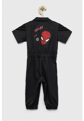 adidas Детски гащеризон LB DY SM x Marvel в черно - Pepit.bg