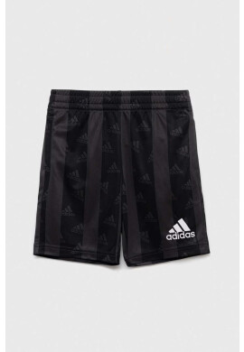 adidas Детски къси панталони U BLUV SH в черно с регулируема талия - Pepit.bg