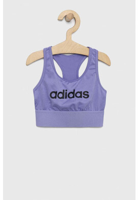 adidas Детски спортен сутиен в лилаво - Pepit.bg