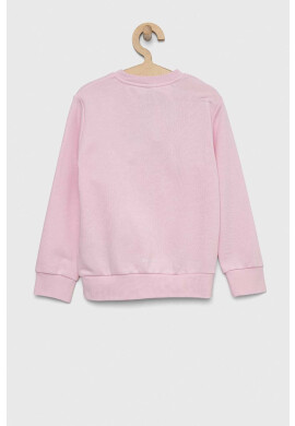 adidas Детски суичър LK в розово с принт - Pepit.bg
