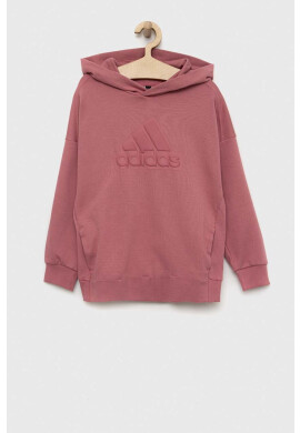 adidas Детски суичър U FI в розово с принт - Pepit.bg
