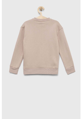 adidas Детски суичър U FLEECE в бежово с изчистен дизайн - Pepit.bg