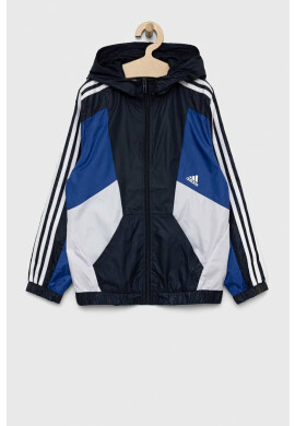 adidas Детско яке U 3S CB WB в тъмносиньо - Pepit.bg