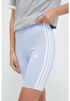 adidas Къс панталон в синьо с апликация с висока талия - Pepit.bg