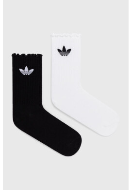 adidas Originals Чорапи (2 чифта) H32403 дамски в бяло - Pepit.bg