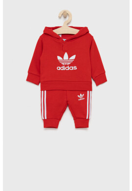 adidas Originals Детски анцуг HE4672 в червено - Pepit.bg