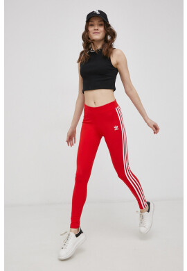 adidas Originals Клин HD2348 дамски в червено с изчистен дизайн - Pepit.bg
