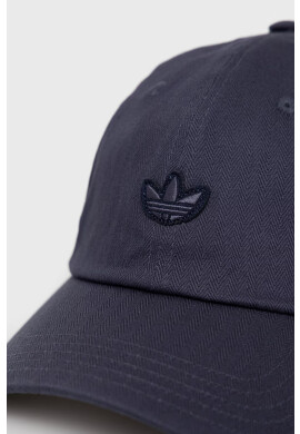 adidas Originals Памучна шапка HD9736.M Adicolor Vintage Baseball в тъмносиньо с изчистен дизайн - Pepit.bg