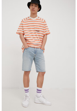 adidas Originals Памучна тениска HT1663 в оранжево с апликация - Pepit.bg
